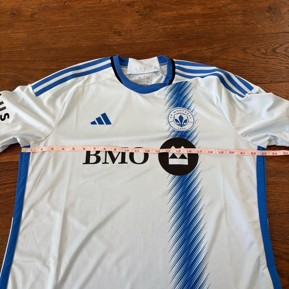 NWT Adidas CF Montreal Light Blue 2024/2025 La Main Away Jersey - Picture 12 of 13